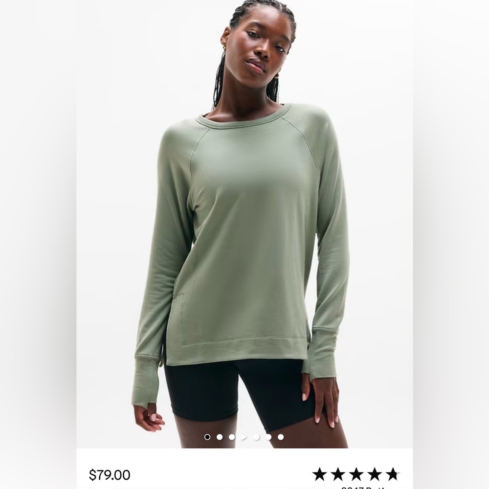 Athleta Coaster Luxe Recover Sweatshirt